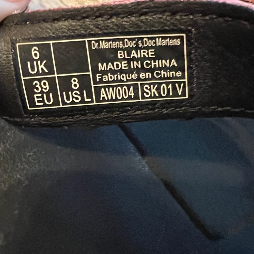 Dr Martens Blair Buckle Sandals in Pink 8 - Picture 9 of 9